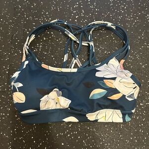 Athleta XS Blue and White Sports Bra
